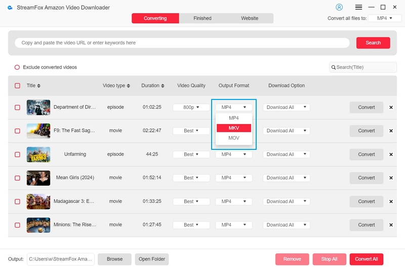 download the video to USB | transfer prime video to usb