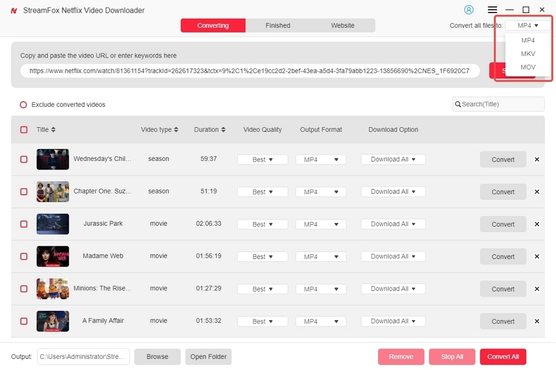 convert all files to | how to sign out of Netflix on Xbox