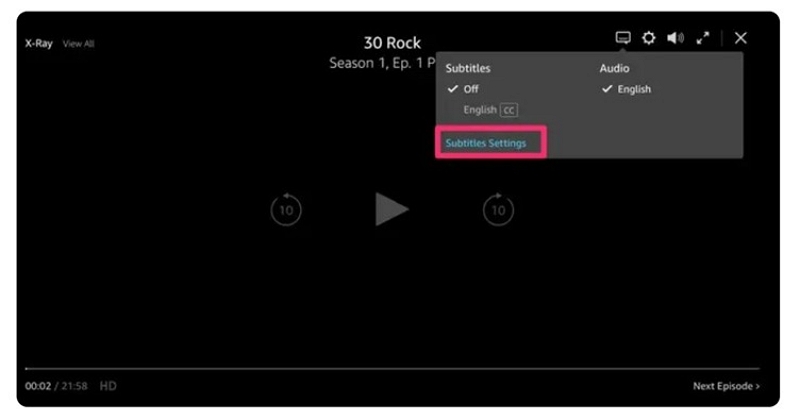 Subtitle Settings | download subtitles from amazon prime 