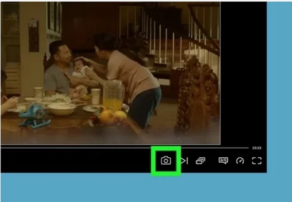camera icon | how to screenshot netflix