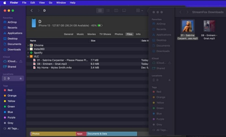 open New Finder Window | Download Spotify Songs to MP3s Mac