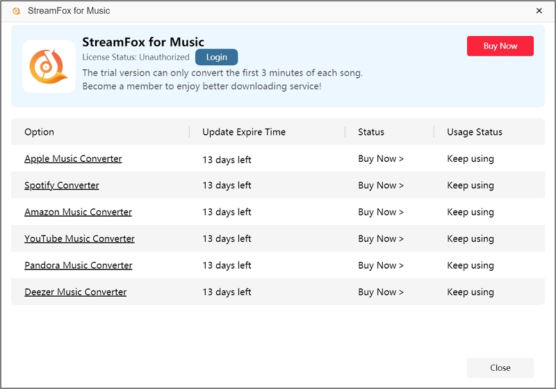 try StreamFox for free | Undownload Songs on Spotify