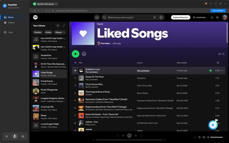 floating plus | TunePat Spotify Music Converter