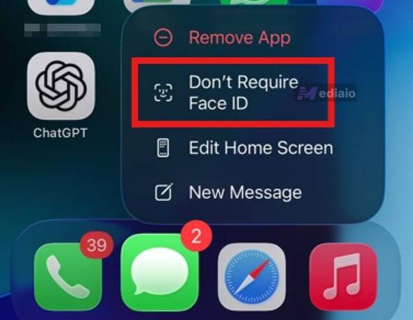 removed Face ID | Turn Off Face ID for Messages