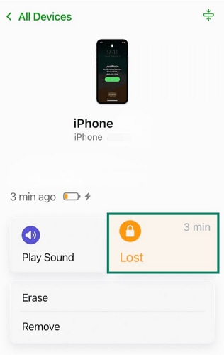 click Lost | Turn Off Lost Mode on iPhone