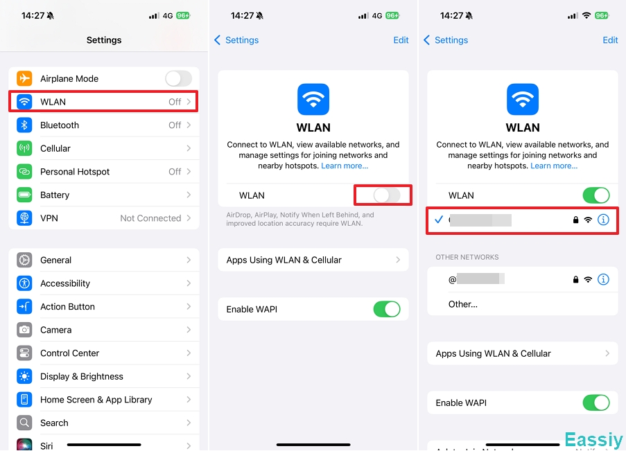 Check the Wireless Connections