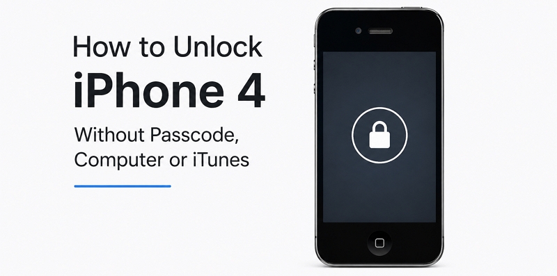unlock iPhone passcode | Unlock iPhone 4 Without Passcode