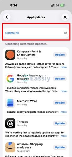 check problematic apps | Can't Turn Off Frozen iPhone