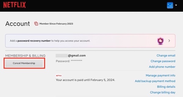 cancel membership | how to delete Netflix account