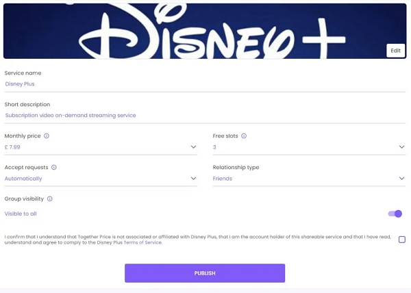 Gather monthly payments | is disney plus free with amazon prime
