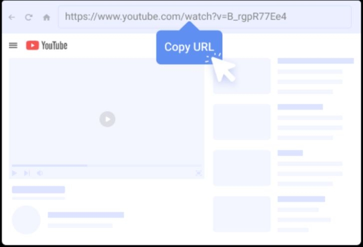 copy YouTube video URL | VidToMp3 
