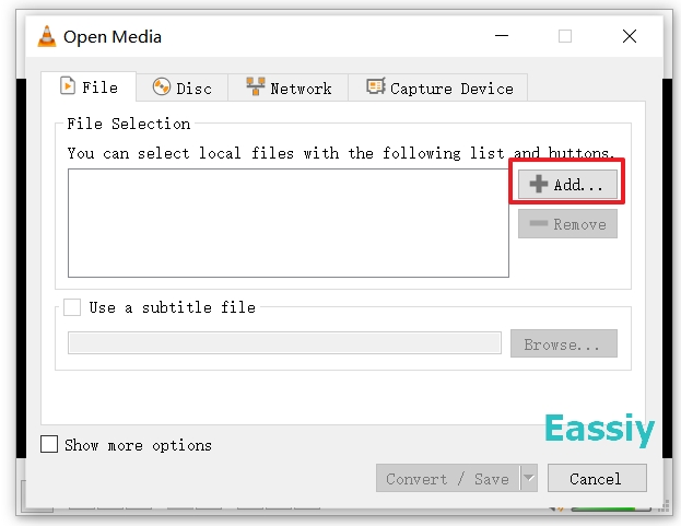 choose the original iPhone video file