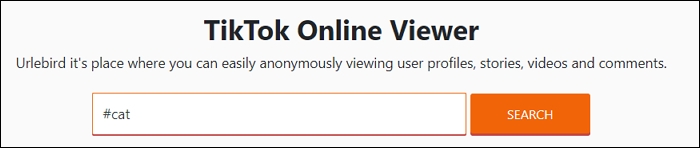 enter the username | deleted tiktoks