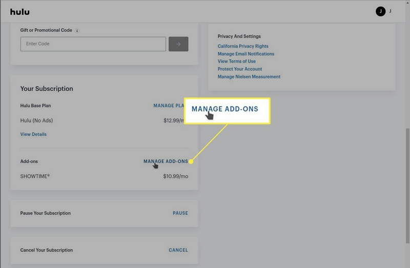 Manage Add-ons | is spongebob on hulu
