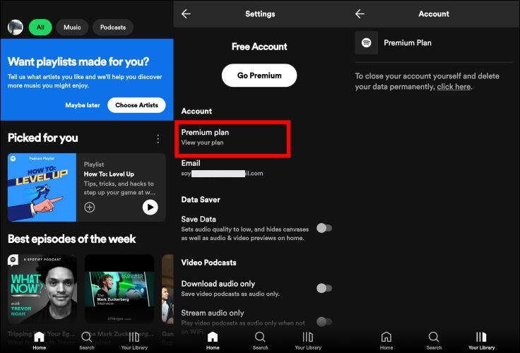 login Spotify within xManager | xManager Spotify APK
