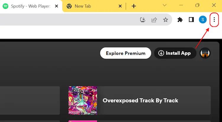 click More | Spotify Web Player Not Working