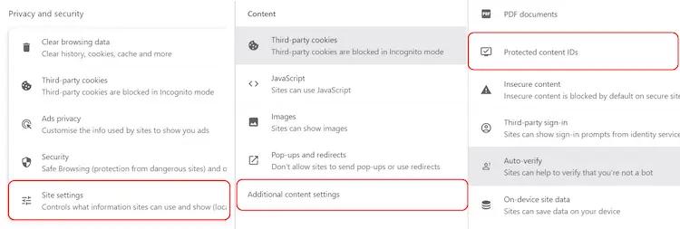 click Protected content IDs | Spotify Web Player Not Working