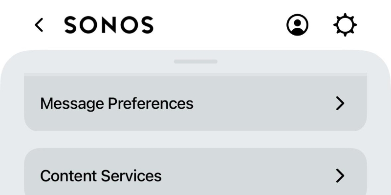 go to Add Content Service | Can't Add Apple Music to Sonos with Correct Password