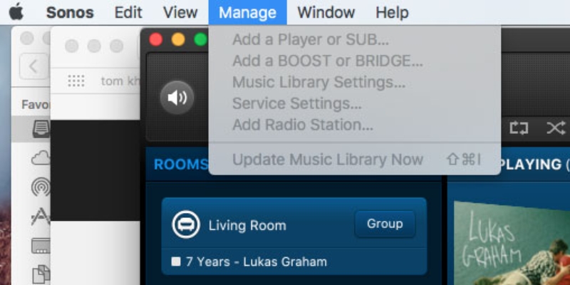 choose Music Library Settings | Can't Add Apple Music to Sonos with Correct Password