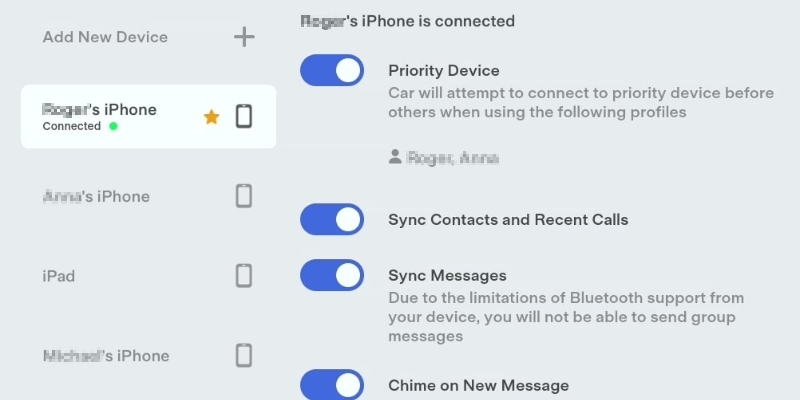 tap Start Search | Apple Music on Tesla