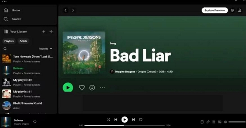 click three dots | Add Songs to Spotify Playlists