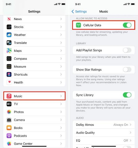 mobile data on | Can't Add Apple Music to Sonos with Correct Password