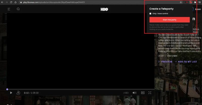choose Start the Party | Watch Netflix on FaceTime
