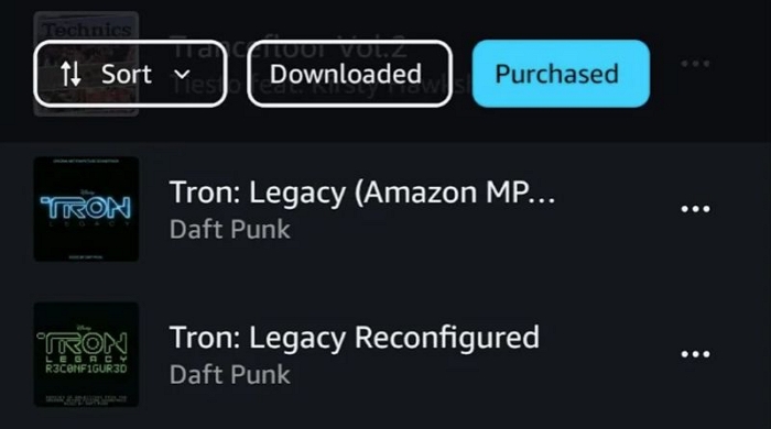 tap three dots | Where Does Amazon Music Download to