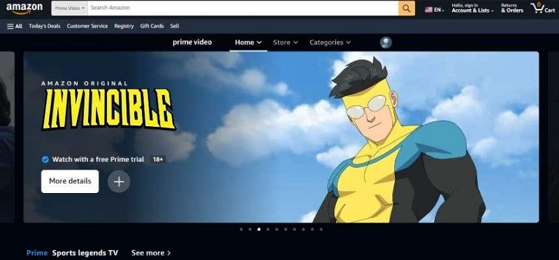 capture Amazon videos | Screenshot Amazon Prime Video