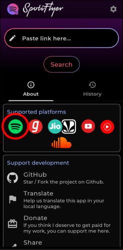tap Spotify | 320kbps Spotify Downloaders