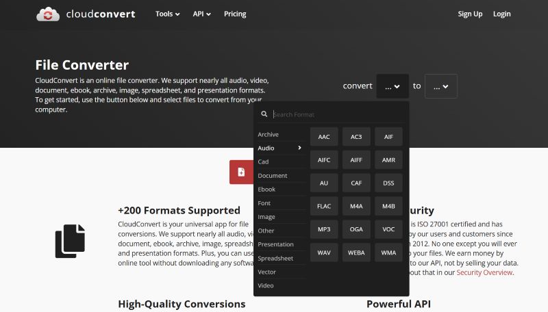 CloudConvert | Anything2MP3