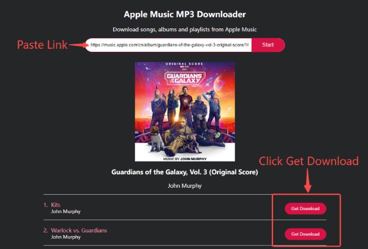 click Get Download | Apple Music Downloaders Online