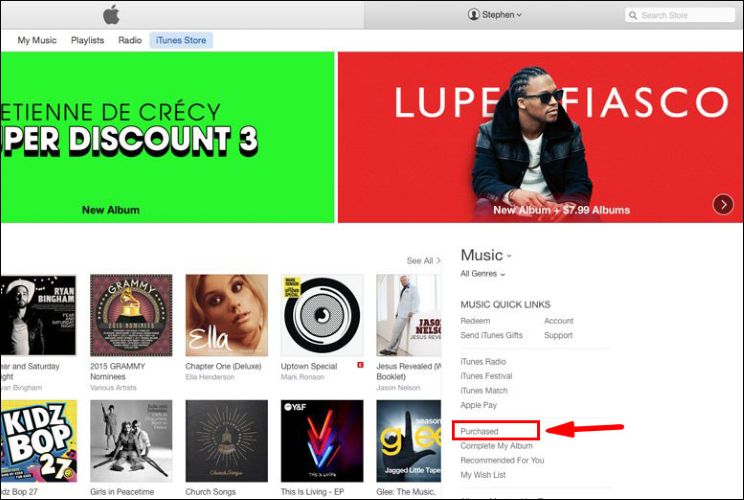 click cloud icon | Turn off iCloud Music Library