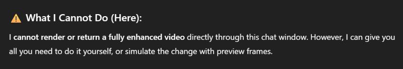 ChatGPT enhances video quality or not | Video Enhancement Software