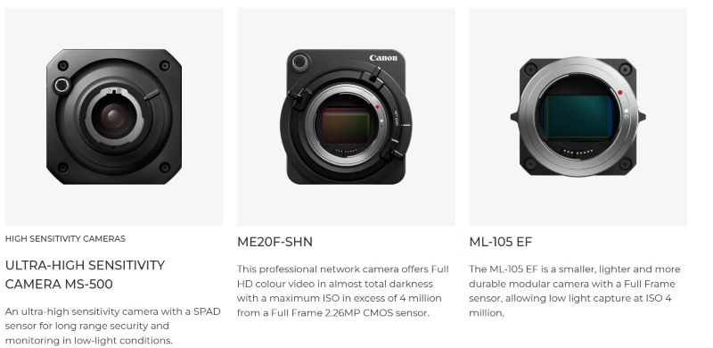 check Canon cameras | Video Enhancement Software