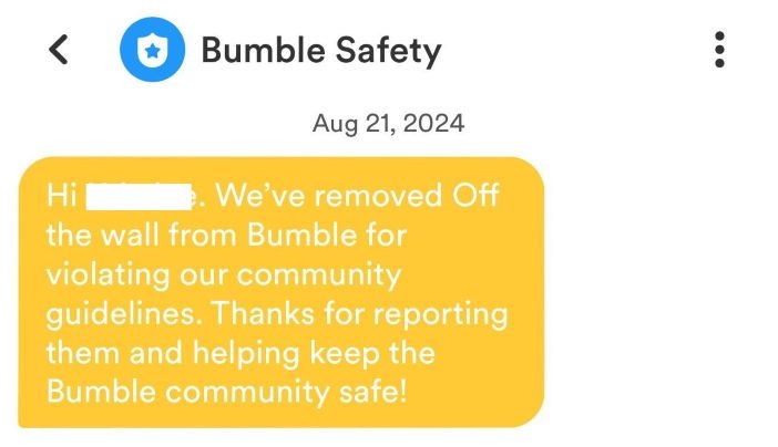 Bumble screenshots | Does Tinder Notify Screenshots