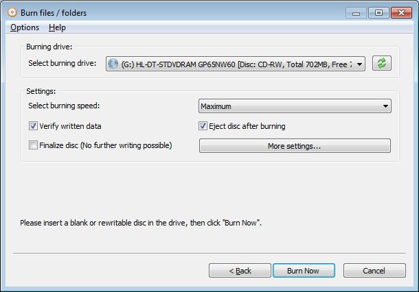 burn drive | burn netflix video to dvd