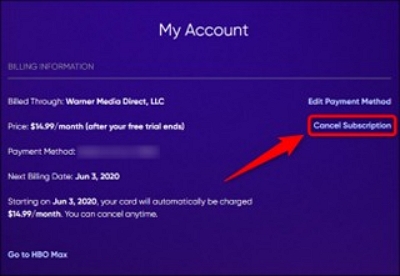 cancel your subscription | how to get hbo max for free
