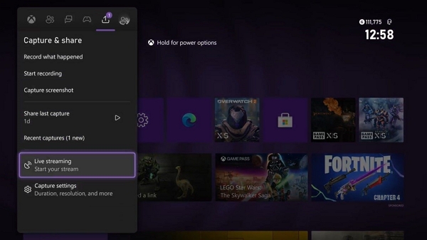 Link your Twitch | how to record a youtube video on xbox