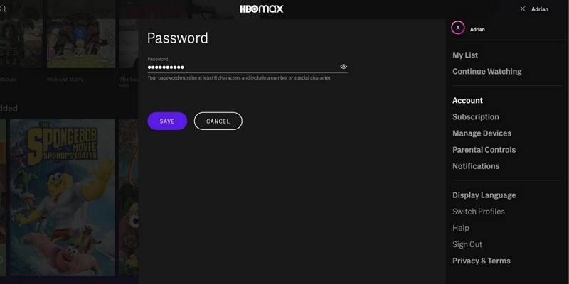 Forgot Password | hbo max password reset
