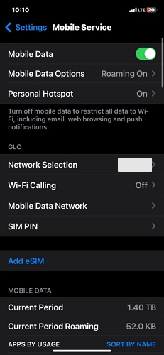 Mobile Data on | Can't Add Apple Music to Sonos with Correct Password