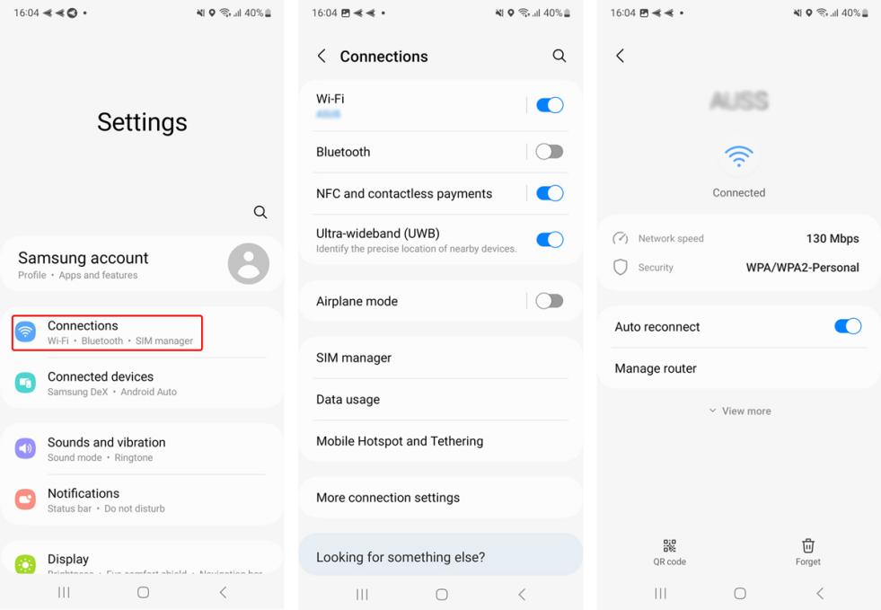 access Connections tab | Can't Add Apple Music to Sonos with Correct Password