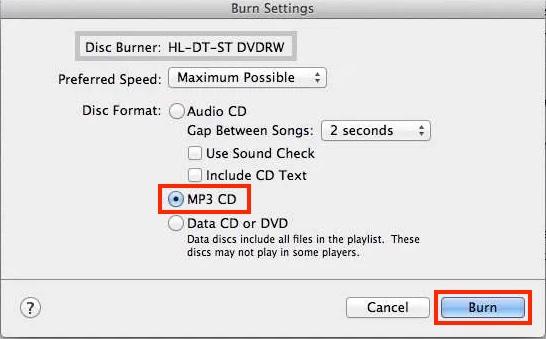 click MP3 CD | Convert Protected iTunes Store M4P to MP3