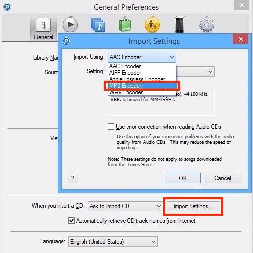 tap OK | Convert Protected iTunes Store M4P to MP3
