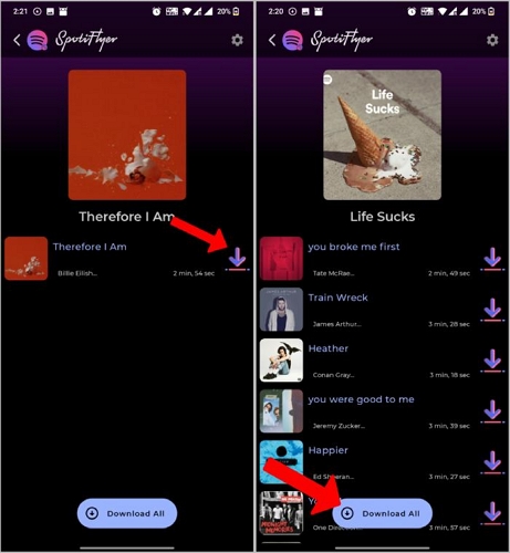 download the song | Convert Spotify Link to MP3