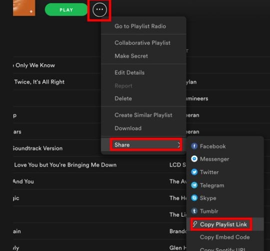 choose Share | Soundloaders Spotify Downloader