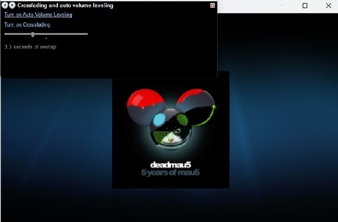 tap Turn on Crossfading | Crossfade YouTube Music