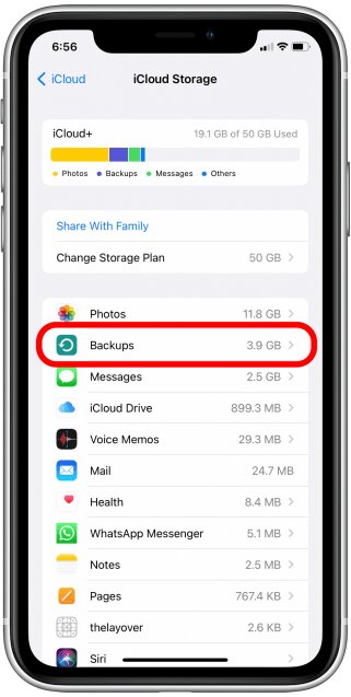 Manage Account Storage | not enough iCloud storage but there is