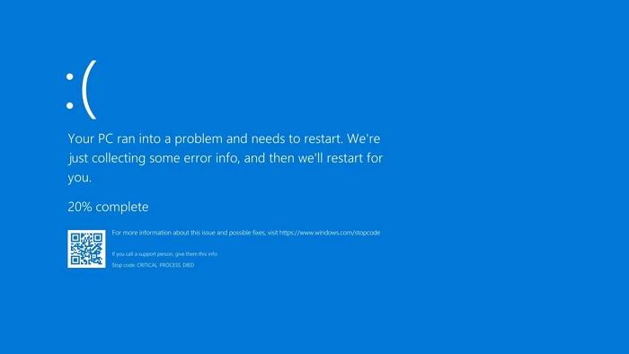 blue screen | Disk Recovery