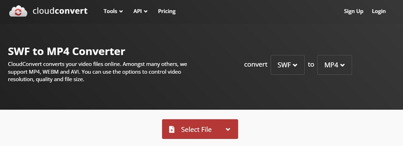 Cloudconvert | TS to MP4